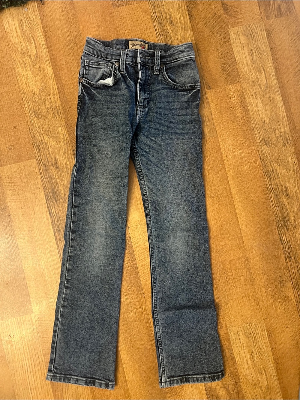 Wrangler Boys 12 slim Medium Blue Bootcut Jeans